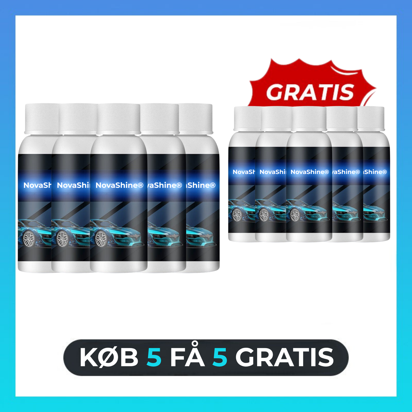 NovaShine® | På bare 2 minutter vil dine forlygter skinne som nye