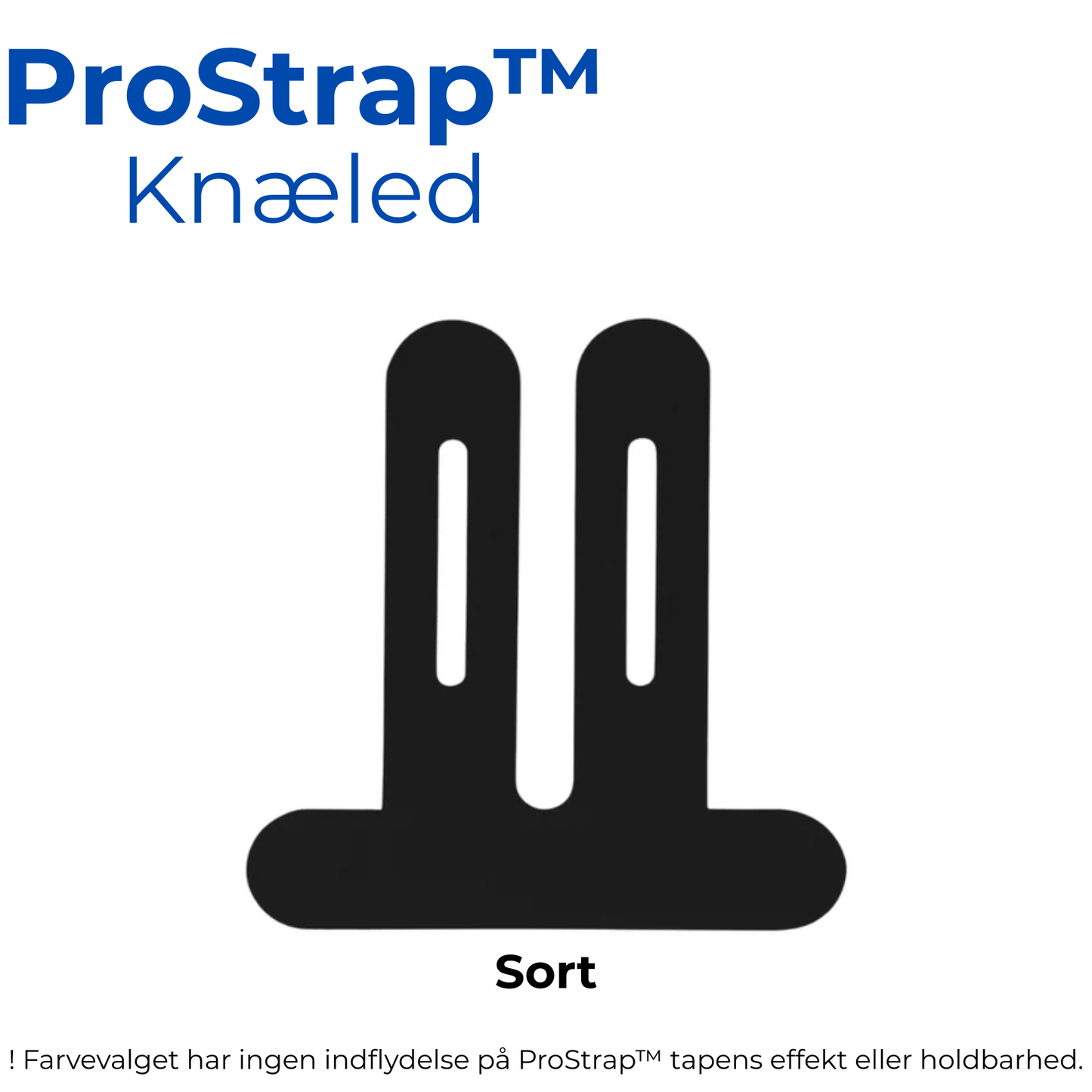 ProStrap™ | Præskårne knæ-tapes til maksimal stabilitet og øjeblikkelig smertelindring