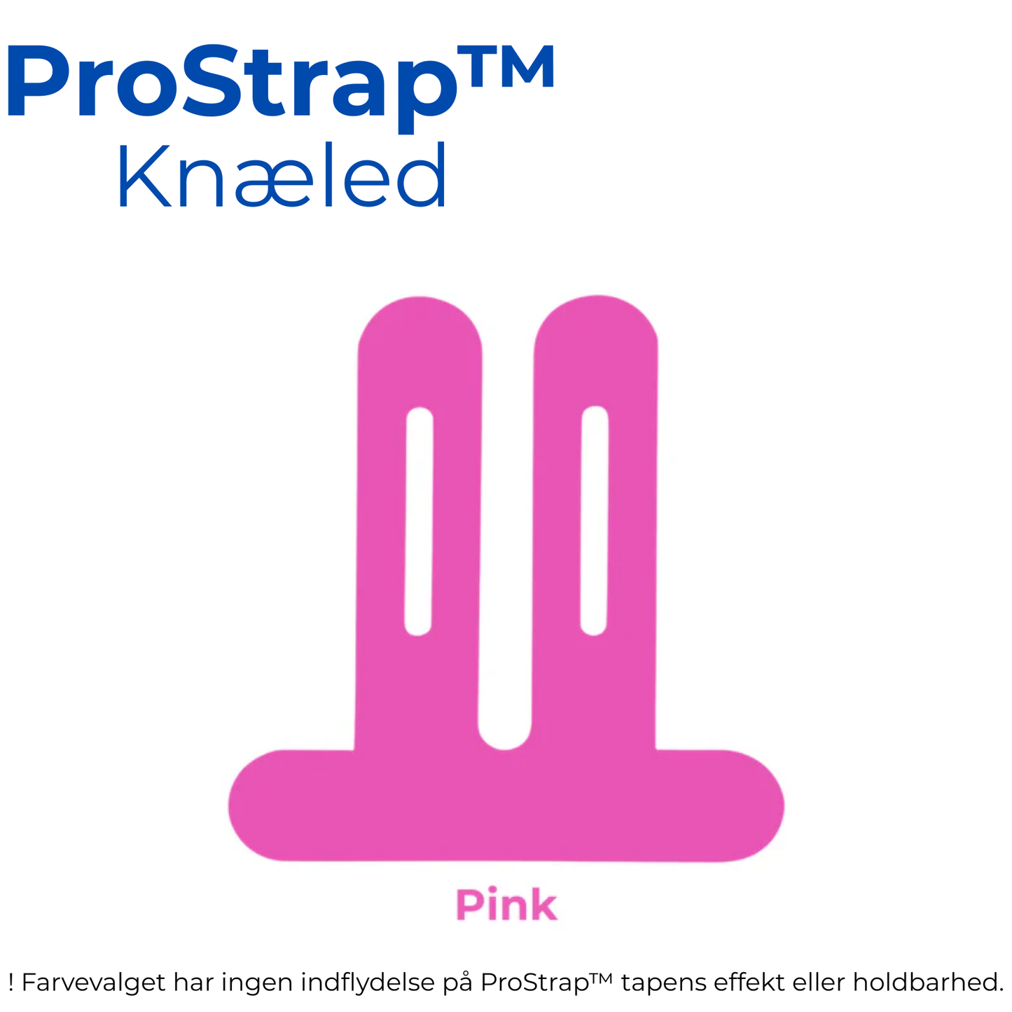 ProStrap™ | Præskårne knæ-tapes til maksimal stabilitet og øjeblikkelig smertelindring