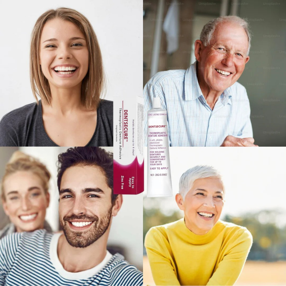 DentSecure™ Klæbemiddel | Den termoplastiske proteseklæber, der holder dine tænder fast i 4 dage uden at svigte.