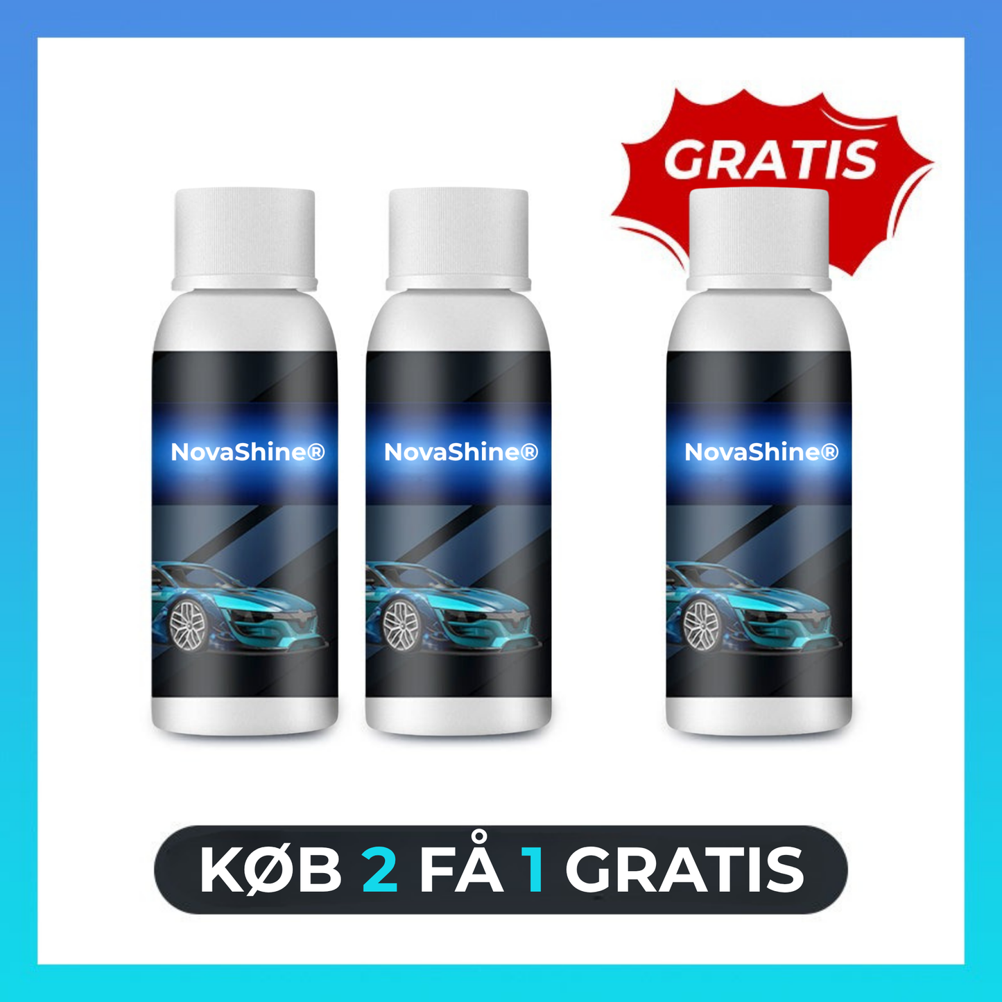 NovaShine® | På bare 2 minutter vil dine forlygter skinne som nye
