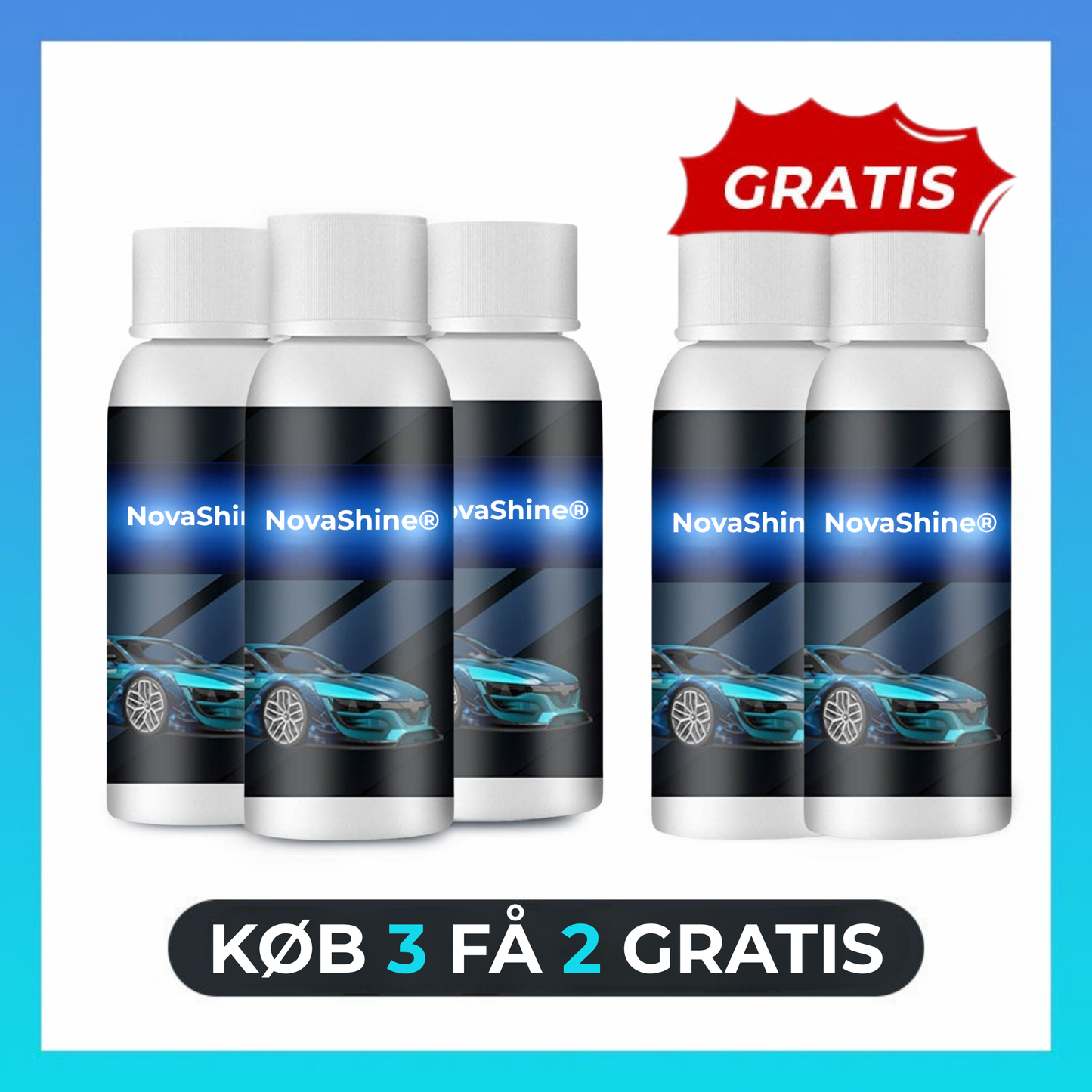 NovaShine® | På bare 2 minutter vil dine forlygter skinne som nye