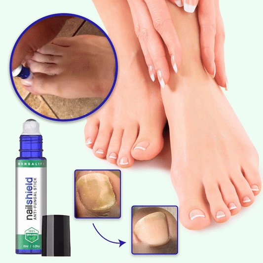 NailShield™ | Dybt ind i neglelejet, eliminerer svampen ved kilden, fremmer genopretning og genopretter klare, sunde negle.