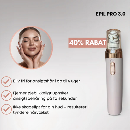 Epil Pro Max V3™ | Din vej til en hårfri fremtid.