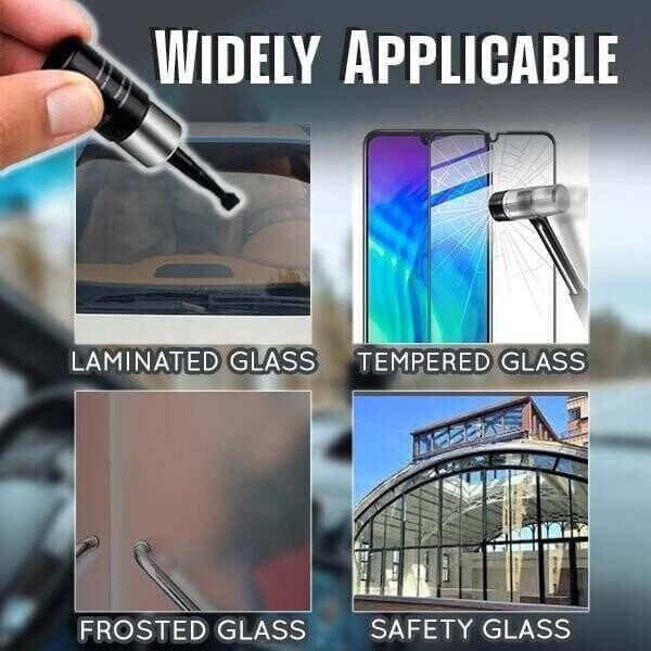 GlassCare Repair Kit💪 | Sig farvel til dit ødelagte vindue! (1+1 GRATIS)