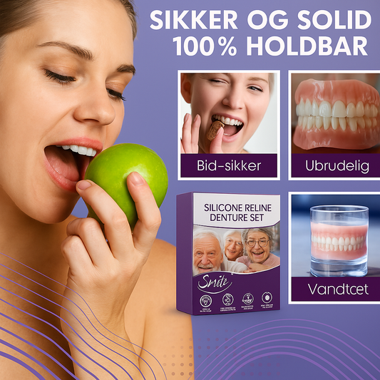 FixDent™ | Det bedste silikoneprotesesæt