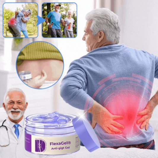 FlexaGel® |Eliminerer 96% af gigtsmerter på kun 10 minutter